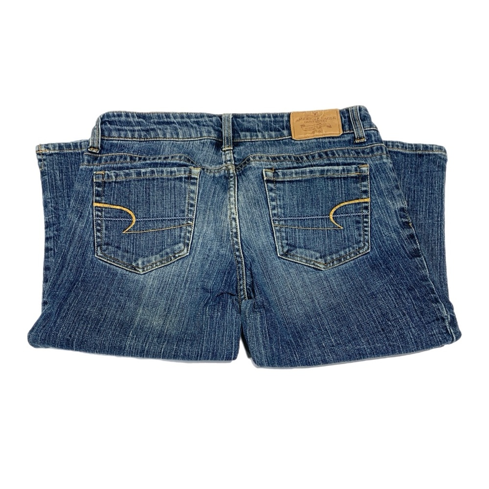 American Eagle Outfitters Blue‎ Denim Capris Women Size 8 0488